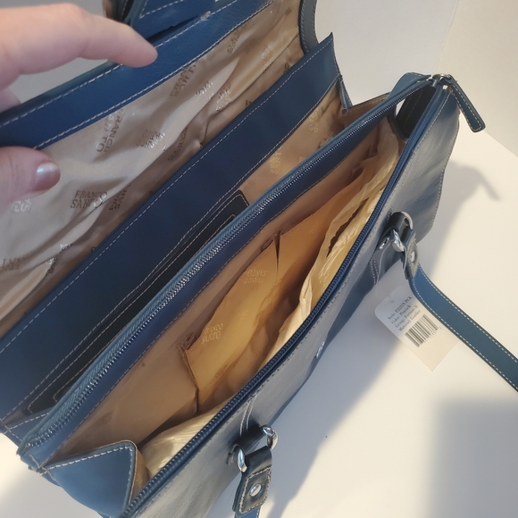 Franco Sarto Peacock Teal purse New! - Picture 3 of 6